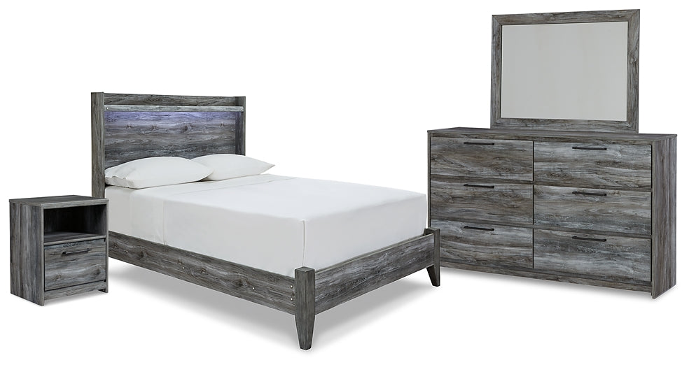 Baystorm Full Panel Bed with Mirrored Dresser and Nightstand JB's Furniture  Home Furniture, Home Decor, Furniture Store