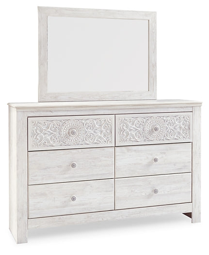 Paxberry Queen Panel Bed with Mirrored Dresser and Nightstand JB's Furniture  Home Furniture, Home Decor, Furniture Store