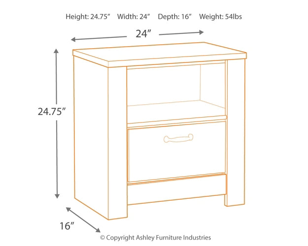 Bellaby Queen Platform Bed with 2 Storage Drawers with Mirrored Dresser and Nightstand JB's Furniture  Home Furniture, Home Decor, Furniture Store