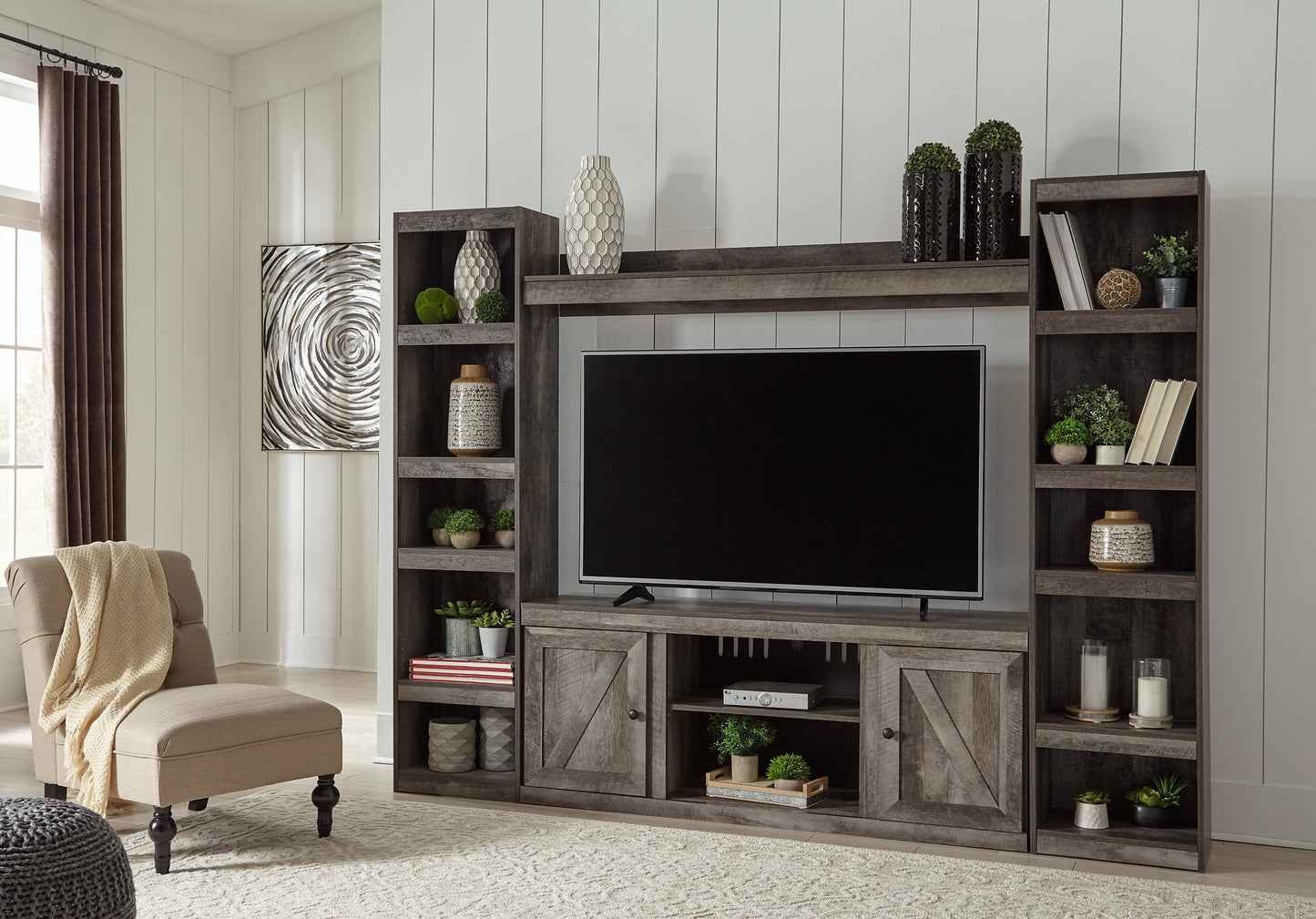 Wynnlow 4-Piece Entertainment Center JB's Furniture  Home Furniture, Home Decor, Furniture Store