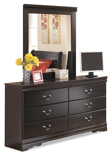 Huey Vineyard Queen Sleigh Headboard with Mirrored Dresser and Chest JB's Furniture  Home Furniture, Home Decor, Furniture Store