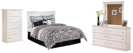 Bostwick Shoals Queen/Full Panel Headboard with Mirrored Dresser and Chest JB's Furniture  Home Furniture, Home Decor, Furniture Store