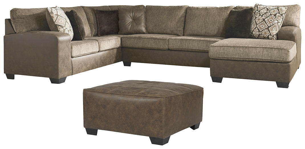 Abalone 3-Piece Sectional with Ottoman JB's Furniture  Home Furniture, Home Decor, Furniture Store