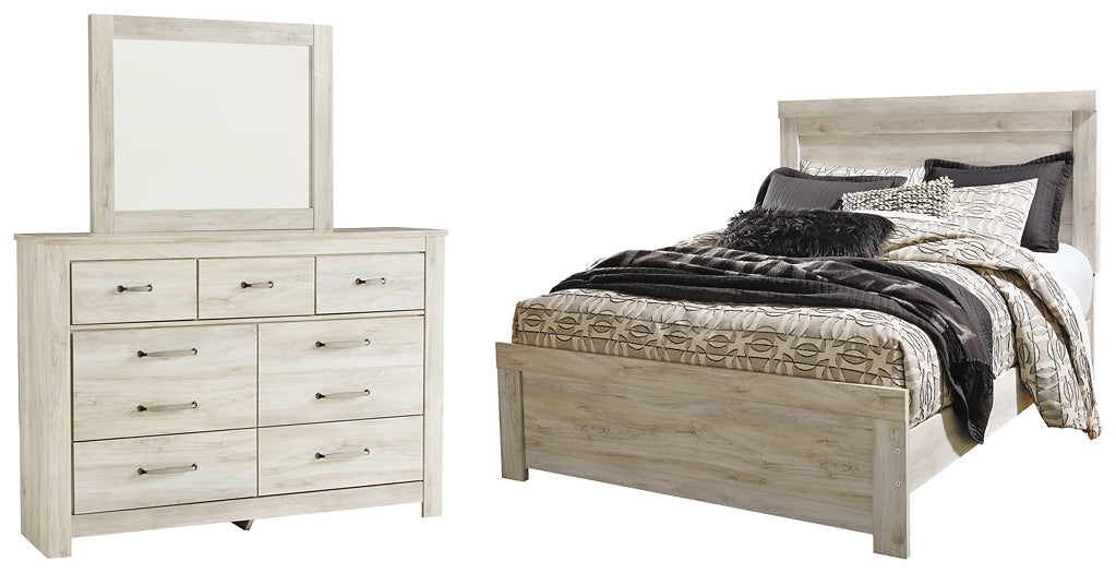 Bellaby Queen Panel Bed with Mirrored Dresser JB's Furniture  Home Furniture, Home Decor, Furniture Store