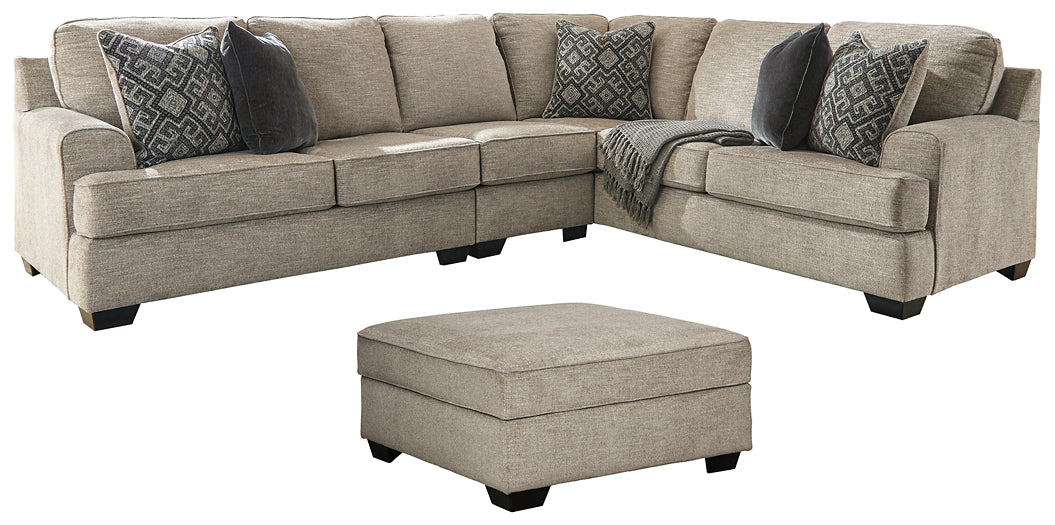 Bovarian 3-Piece Sectional with Ottoman JB's Furniture  Home Furniture, Home Decor, Furniture Store