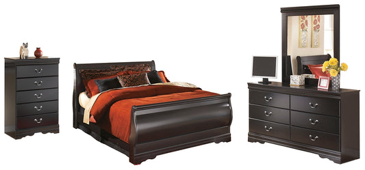 Huey Vineyard Queen Sleigh Bed with Mirrored Dresser and Chest JB's Furniture  Home Furniture, Home Decor, Furniture Store