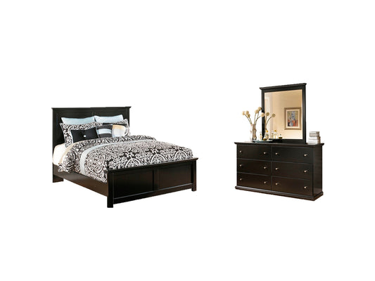 Maribel King Panel Bed with Mirrored Dresser JB's Furniture  Home Furniture, Home Decor, Furniture Store