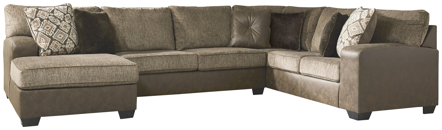 Abalone 3-Piece Sectional with Ottoman JB's Furniture  Home Furniture, Home Decor, Furniture Store