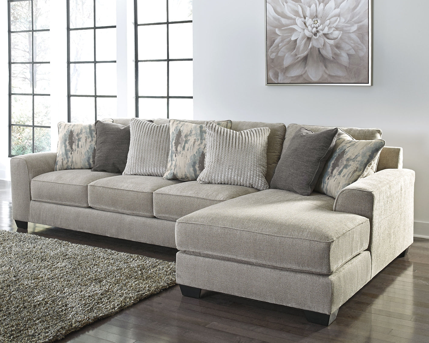 Ardsley 2-Piece Sectional with Ottoman JB's Furniture  Home Furniture, Home Decor, Furniture Store