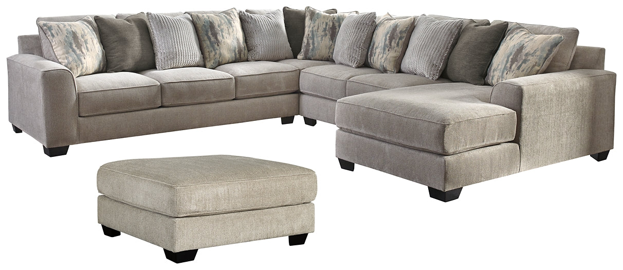 Ardsley 4-Piece Sectional with Ottoman JB's Furniture  Home Furniture, Home Decor, Furniture Store