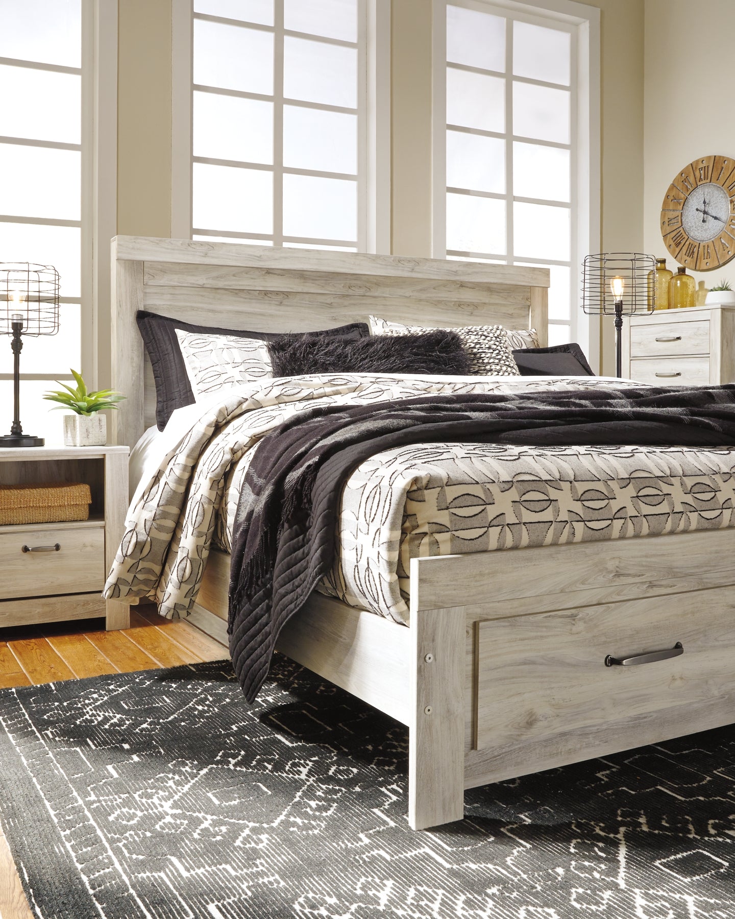 Bellaby Queen Panel Bed with 2 Nightstands JB's Furniture  Home Furniture, Home Decor, Furniture Store