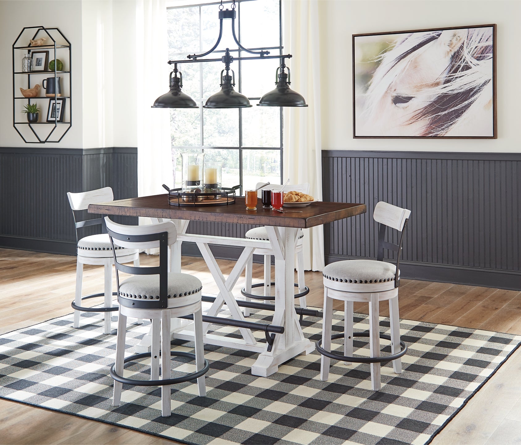 Valebeck Counter Height Dining Table and 4 Barstools JB's Furniture  Home Furniture, Home Decor, Furniture Store