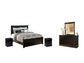 Maribel King Panel Bed with Mirrored Dresser and 2 Nightstands JB's Furniture  Home Furniture, Home Decor, Furniture Store