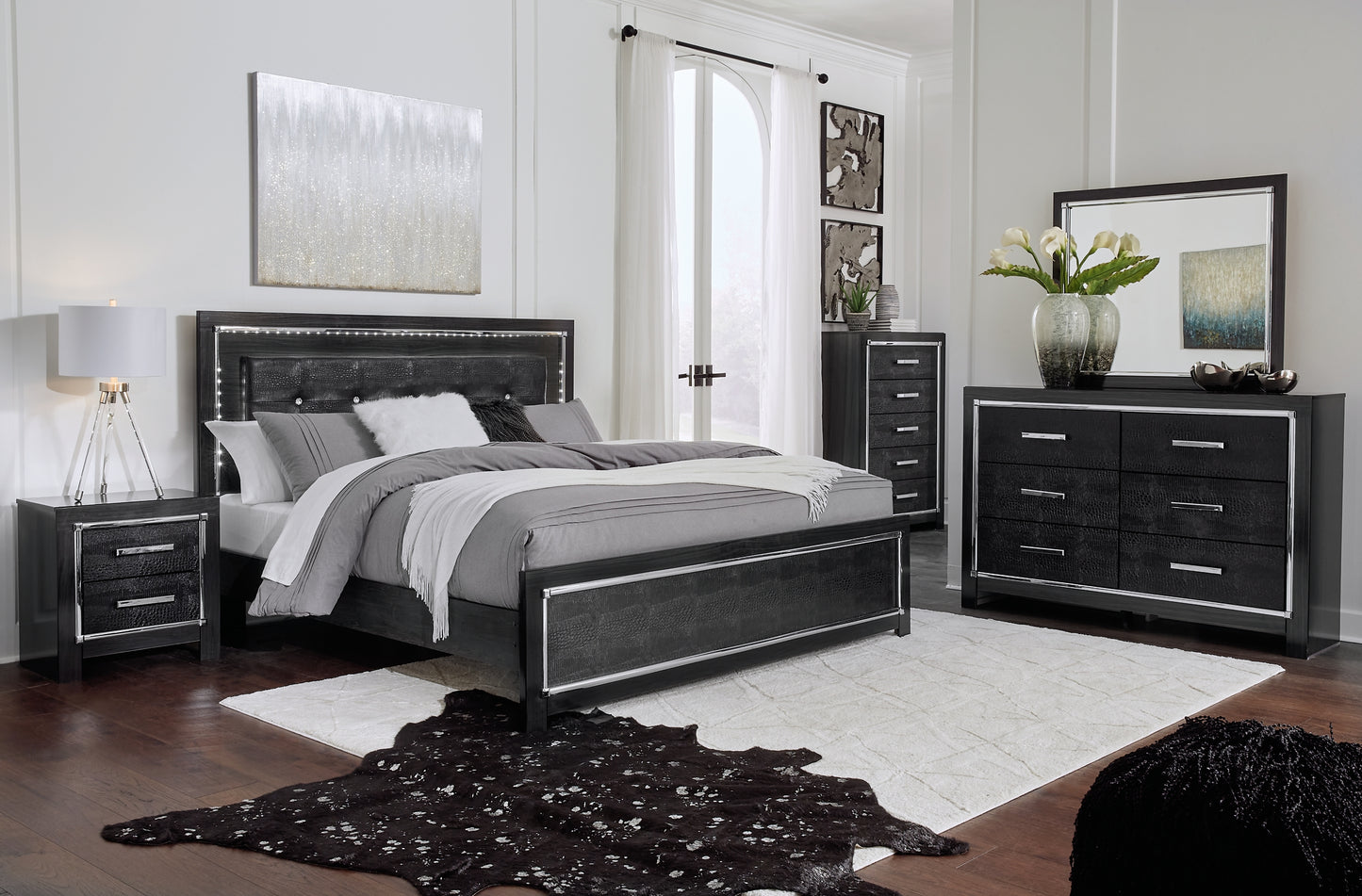 Kaydell King Upholstered Panel Bed with Dresser JB's Furniture  Home Furniture, Home Decor, Furniture Store