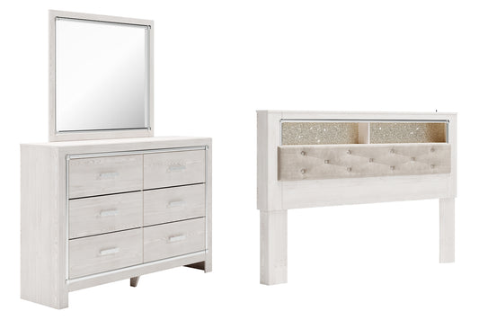 Altyra King Bookcase Headboard with Mirrored Dresser JB's Furniture  Home Furniture, Home Decor, Furniture Store