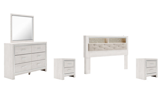 Altyra King Bookcase Headboard with Mirrored Dresser and 2 Nightstands JB's Furniture  Home Furniture, Home Decor, Furniture Store