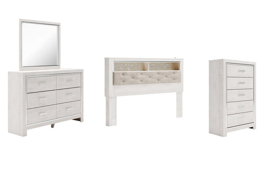 Altyra King Bookcase Headboard with Mirrored Dresser and Chest JB's Furniture  Home Furniture, Home Decor, Furniture Store