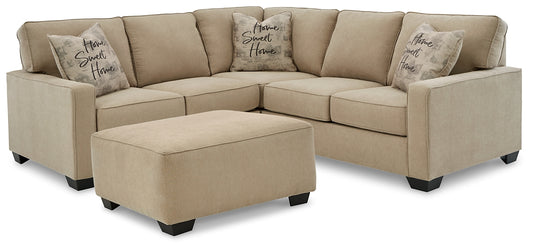 Lucina 2-Piece Sectional with Ottoman JB's Furniture  Home Furniture, Home Decor, Furniture Store