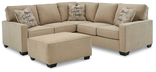 Lucina 2-Piece Sectional with Ottoman JB's Furniture  Home Furniture, Home Decor, Furniture Store