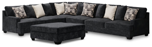 Lavernett 4-Piece Sectional with Ottoman JB's Furniture  Home Furniture, Home Decor, Furniture Store