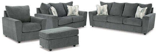 Stairatt Sofa, Loveseat, Chair and Ottoman JB's Furniture Furniture, Bedroom, Accessories