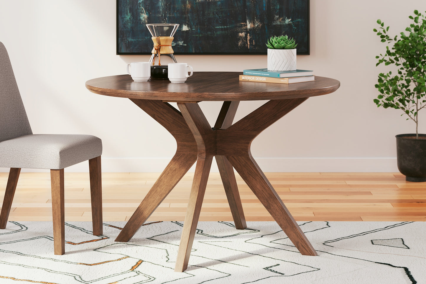 Lyncott Round Dining Room Table JB's Furniture Furniture, Bedroom, Accessories