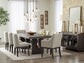 Burkhaus Dining Table and 8 Chairs with Storage JB's Furniture Furniture, Bedroom, Accessories