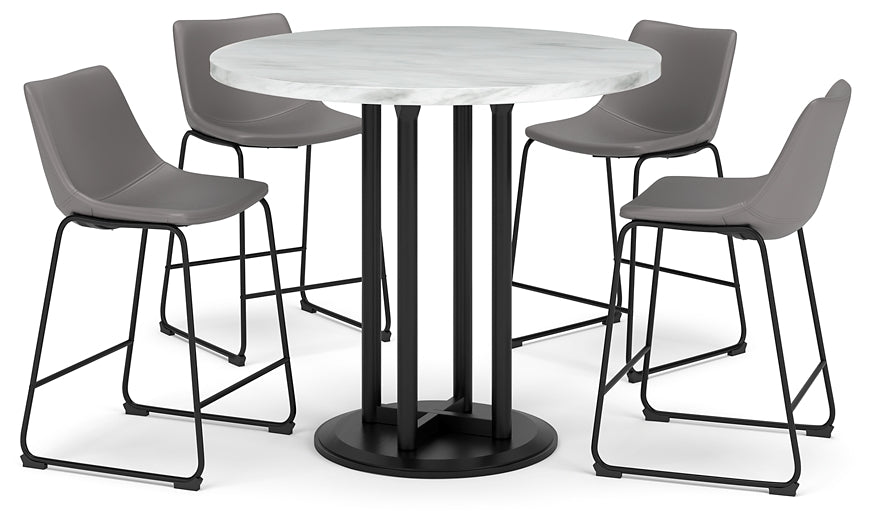 Centiar Counter Height Dining Table and 4 Barstools JB's Furniture  Home Furniture, Home Decor, Furniture Store