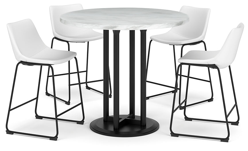 Centiar Counter Height Dining Table and 4 Barstools JB's Furniture  Home Furniture, Home Decor, Furniture Store