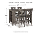 Caitbrook Counter Height Dining Table and 4 Barstools JB's Furniture  Home Furniture, Home Decor, Furniture Store