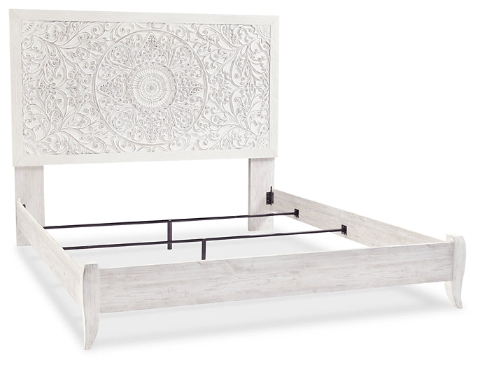 Paxberry King Panel Bed with Mirrored Dresser and Chest JB's Furniture  Home Furniture, Home Decor, Furniture Store