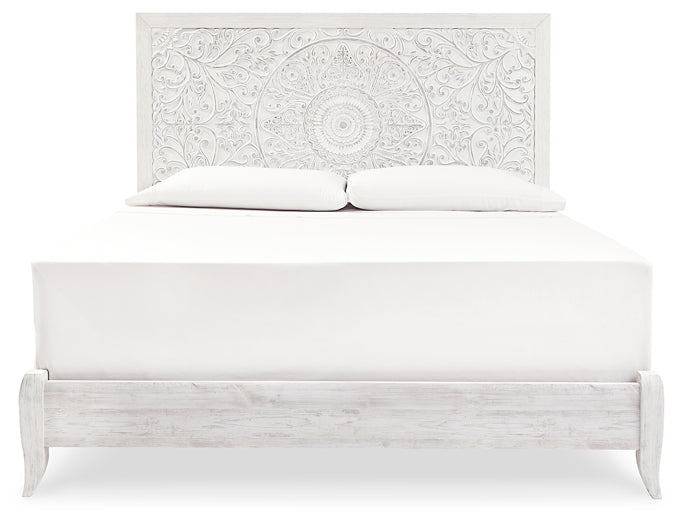 Paxberry King Panel Bed with Mirrored Dresser and Chest JB's Furniture  Home Furniture, Home Decor, Furniture Store