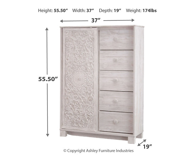 Paxberry King Panel Bed with Mirrored Dresser and Chest JB's Furniture  Home Furniture, Home Decor, Furniture Store