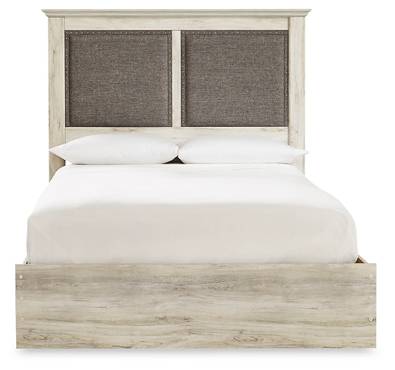 Cambeck King Upholstered Panel Bed with Mirrored Dresser and Chest JB's Furniture  Home Furniture, Home Decor, Furniture Store