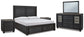 Foyland Queen Panel Storage Bed with Mirrored Dresser and 2 Nightstands JB's Furniture  Home Furniture, Home Decor, Furniture Store