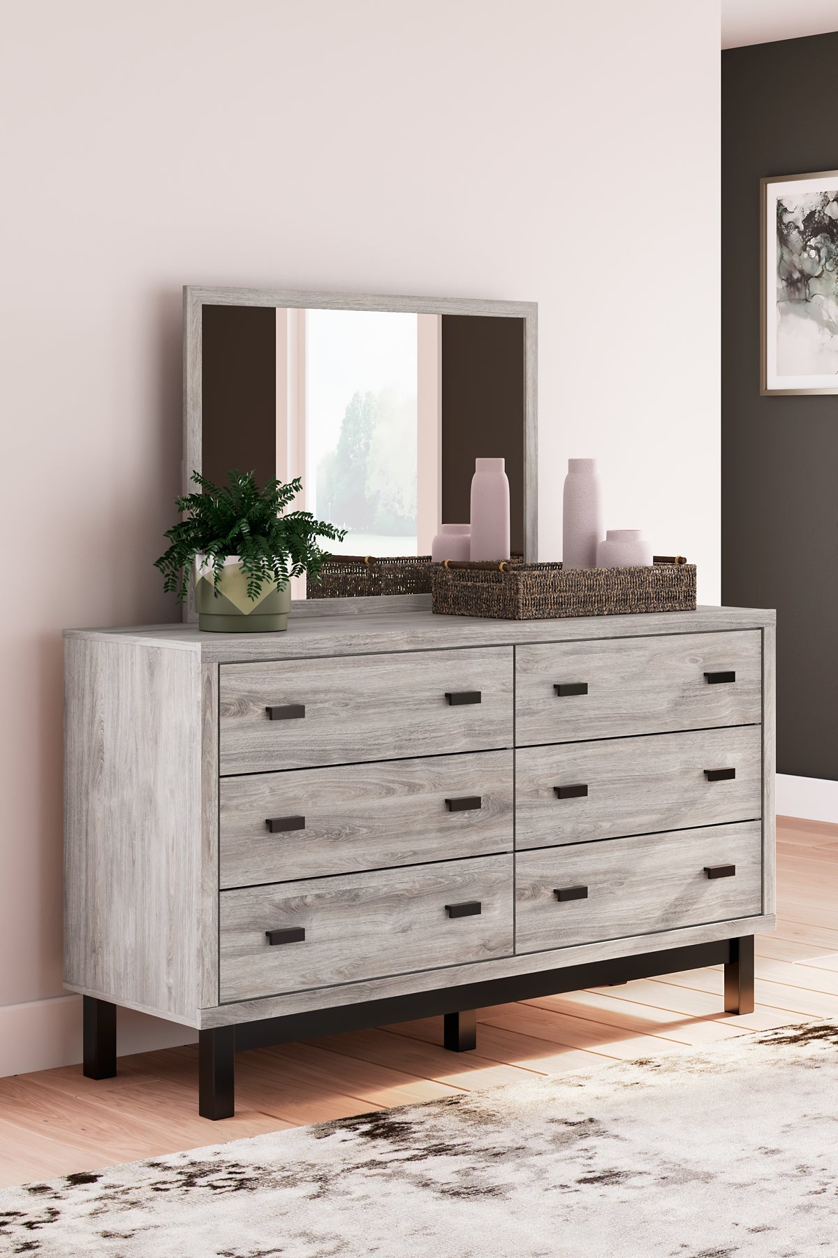 Vessalli Dresser and Mirror JB's Furniture  Home Furniture, Home Decor, Furniture Store