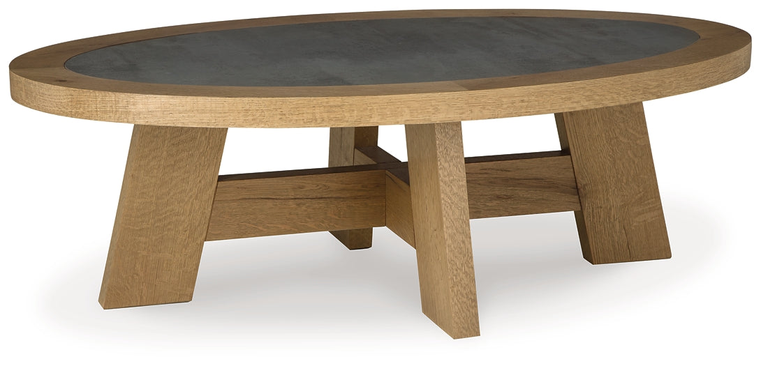 Brinstead Oval Cocktail Table JB's Furniture  Home Furniture, Home Decor, Furniture Store