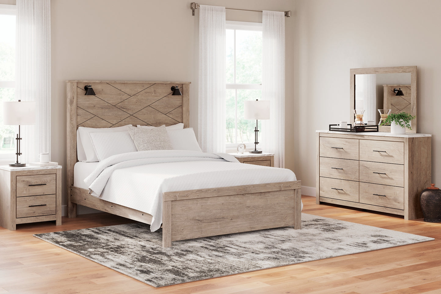 Senniberg Panel Bed JB's Furniture Furniture, Bedroom, Accessories