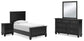 Lanolee Twin Panel Bed with Mirrored Dresser and Nightstand JB's Furniture  Home Furniture, Home Decor, Furniture Store