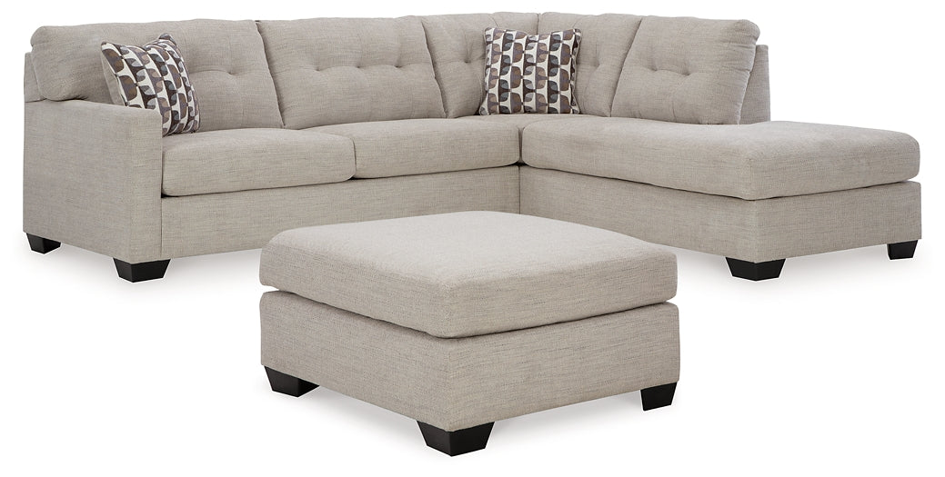 Mahoney 2-Piece Sectional with Ottoman JB's Furniture  Home Furniture, Home Decor, Furniture Store