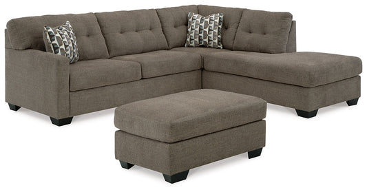 Mahoney 2-Piece Sectional with Ottoman JB's Furniture  Home Furniture, Home Decor, Furniture Store