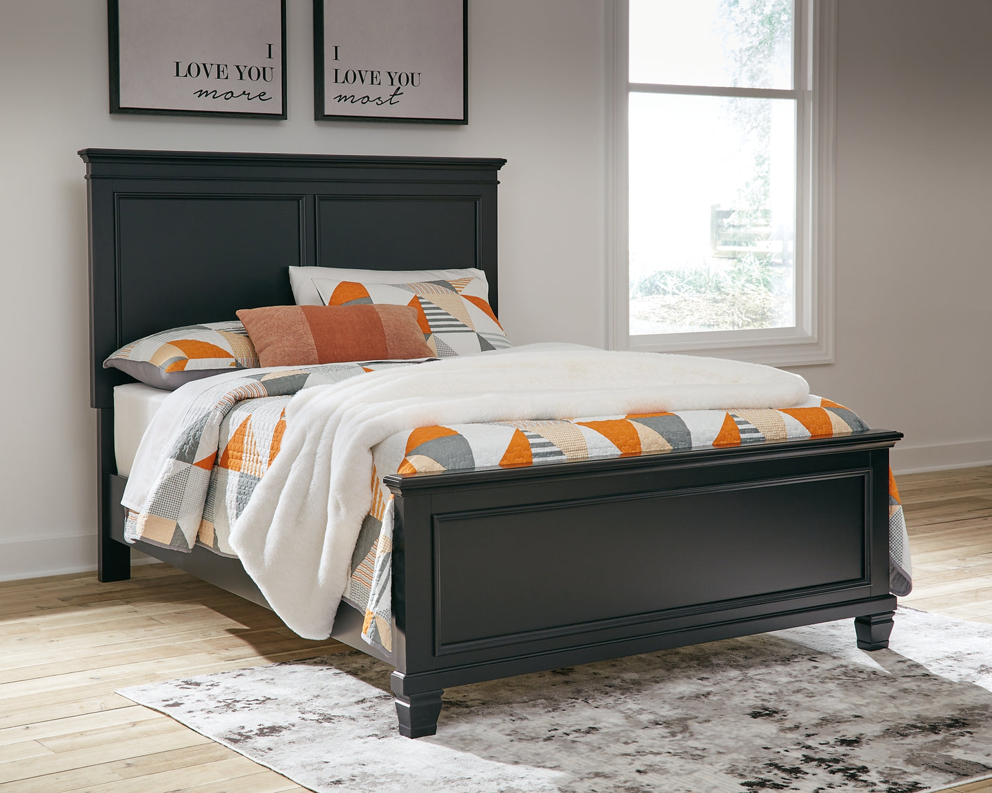 Lanolee Full Panel Bed with Mirrored Dresser and 2 Nightstands JB's Furniture  Home Furniture, Home Decor, Furniture Store