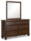 Danabrin Full Panel Bed with Mirrored Dresser and Chest JB's Furniture  Home Furniture, Home Decor, Furniture Store