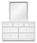 Fortman Twin Panel Bed with Mirrored Dresser, Chest and Nightstand JB's Furniture  Home Furniture, Home Decor, Furniture Store