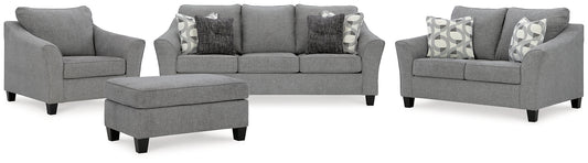 Mathonia Sofa, Loveseat, Chair and Ottoman JB's Furniture  Home Furniture, Home Decor, Furniture Store