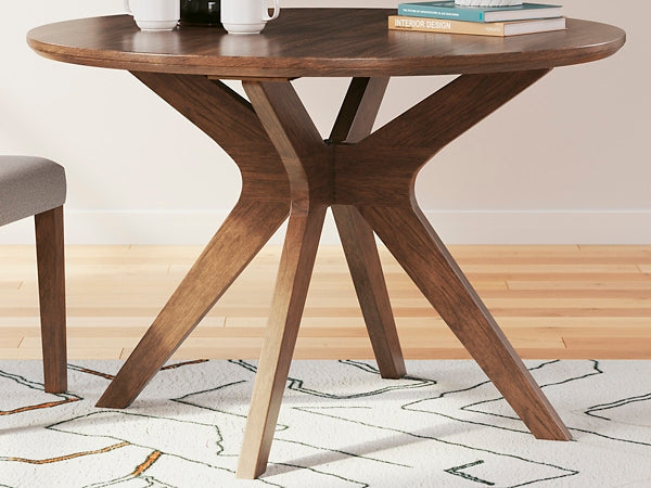 Lyncott Round Dining Room Table JB's Furniture Furniture, Bedroom, Accessories