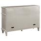 Evangeline 4-drawer Sideboard Buffet Cabinet Silver Oak