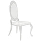 Anchorage Upholstered Dining Chair Cream White (Set of 2)