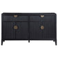 Brookmead 4-door Sideboard Buffet Storage Cabinet Black