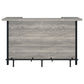 Bellemore Freestanding Home Bar Wine Cabinet Grey Driftwood